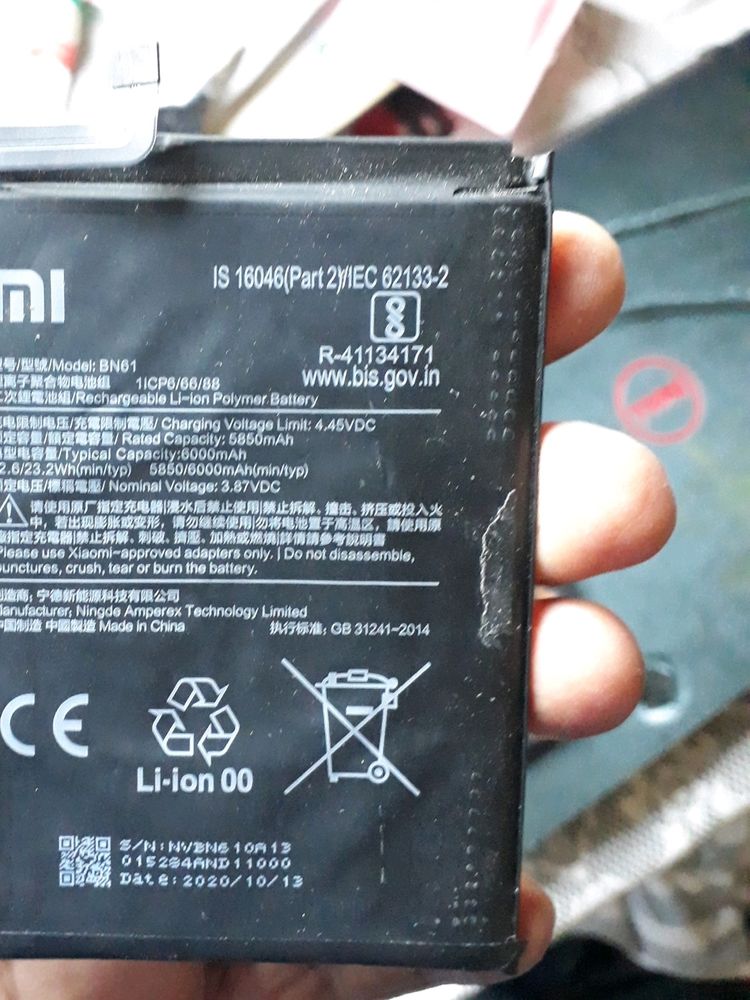 Poco X3 Battery Origanial