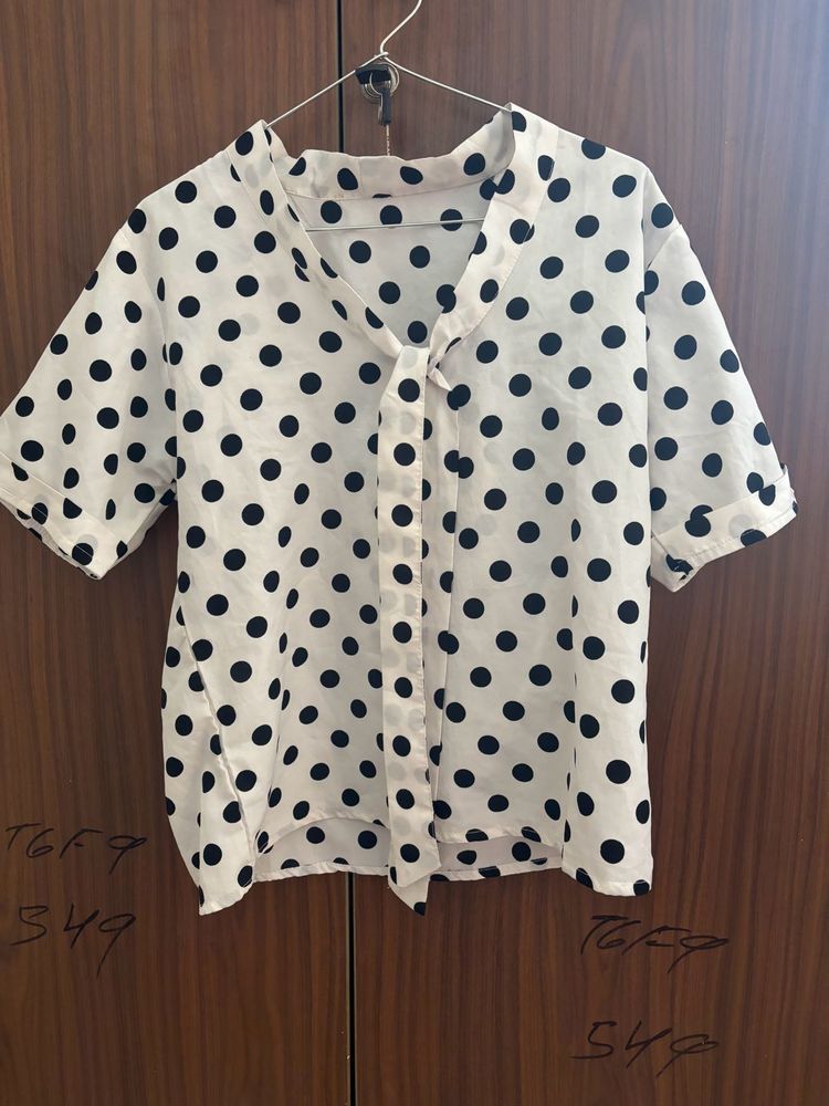 Korean Polka Dot Top