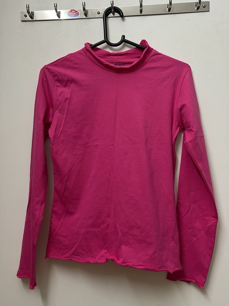 Pink Long Sleeve Top