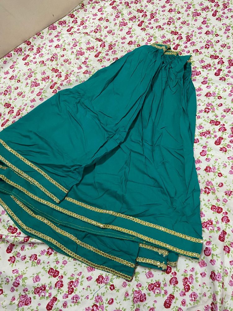 Green Palazzo Pants