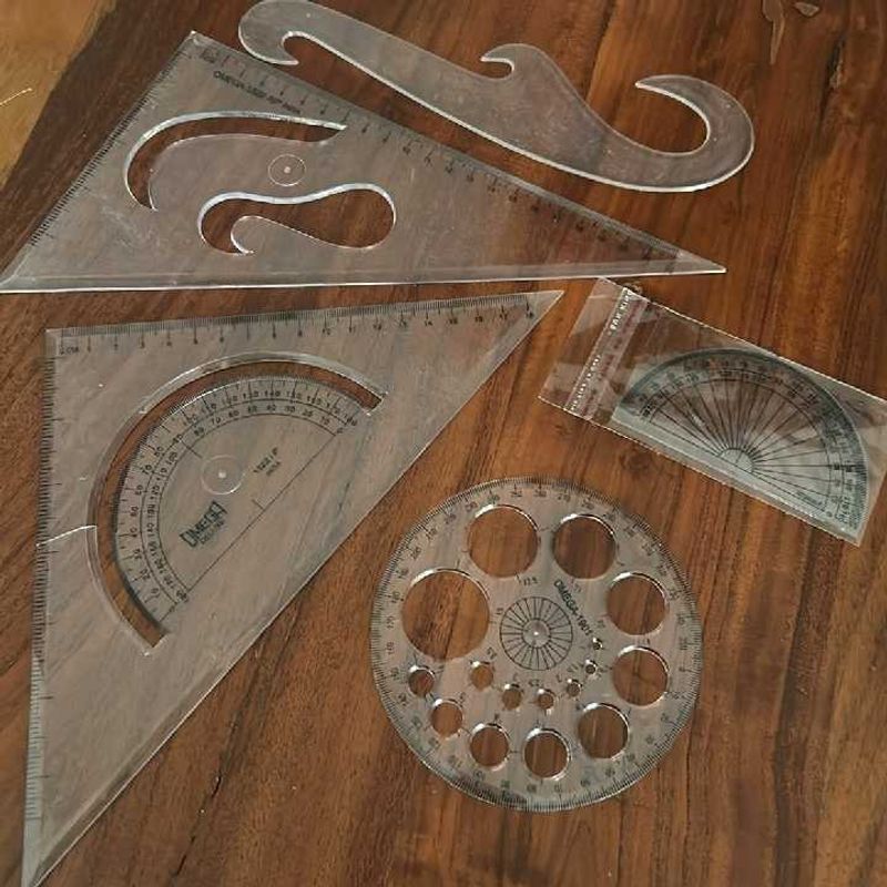 5 Pieces Geometry Set