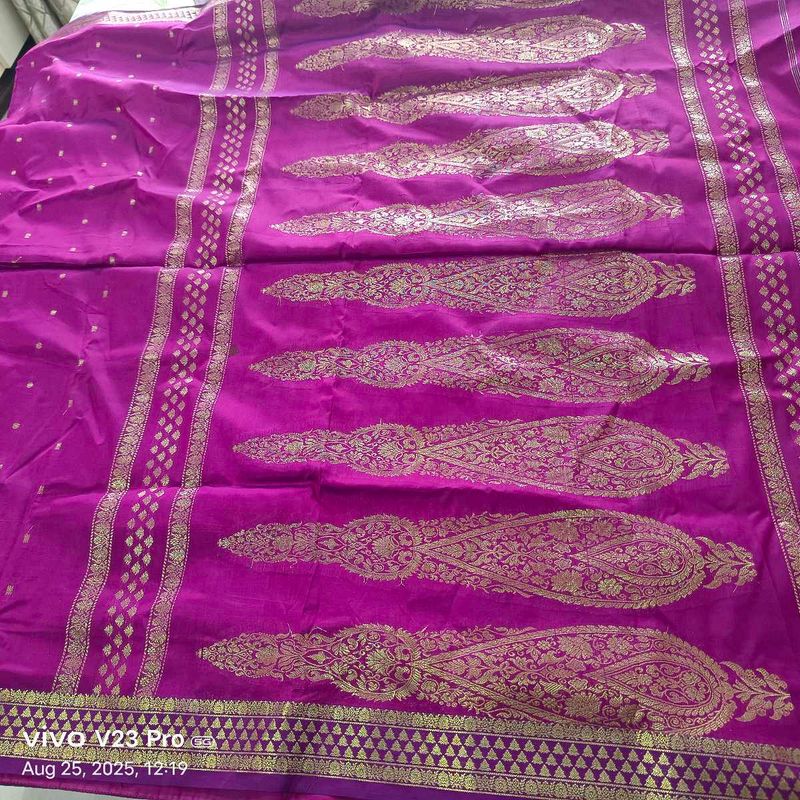 Silk Purple Saree