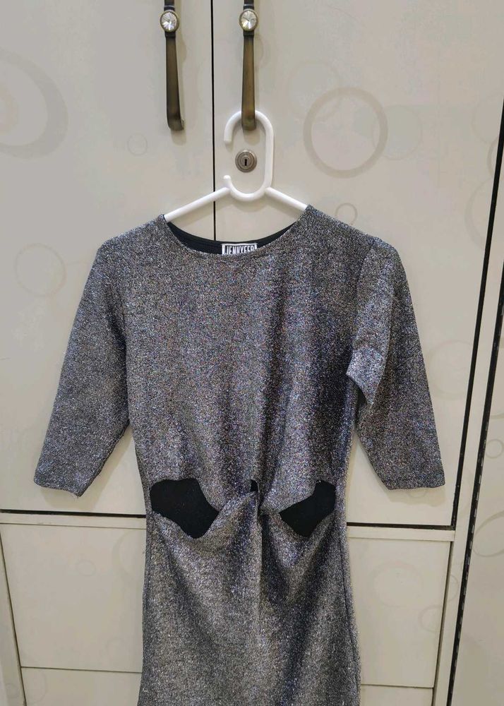 Sparkly Party Dress - Cutout Detail