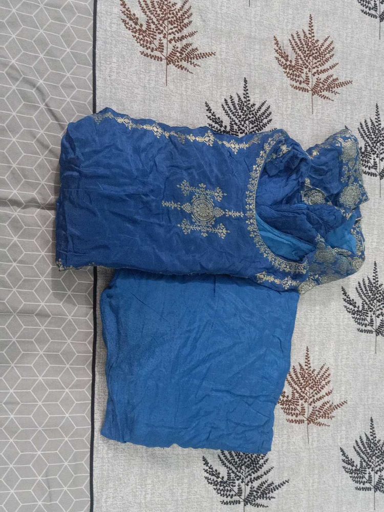 Blue Trouser Suit