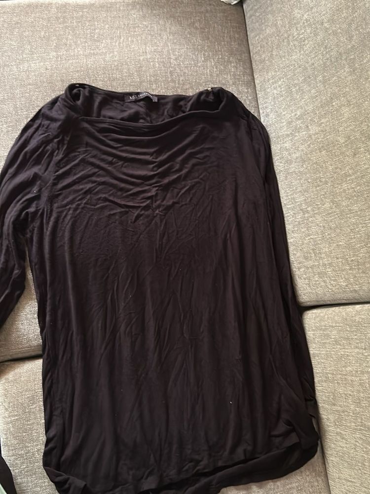 Marks And Spencer Stretchable Black Top