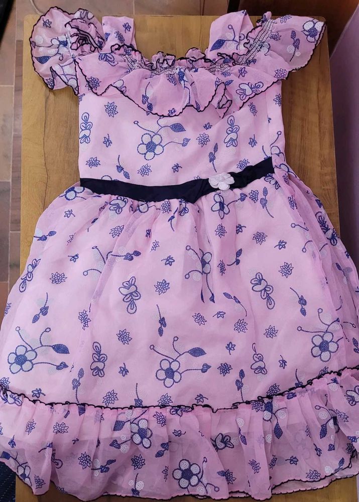 Charming Floral Frock - Size 28