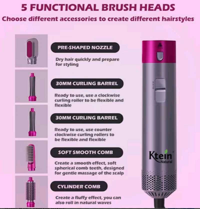 Ktein 5-in-1 Hair Styler