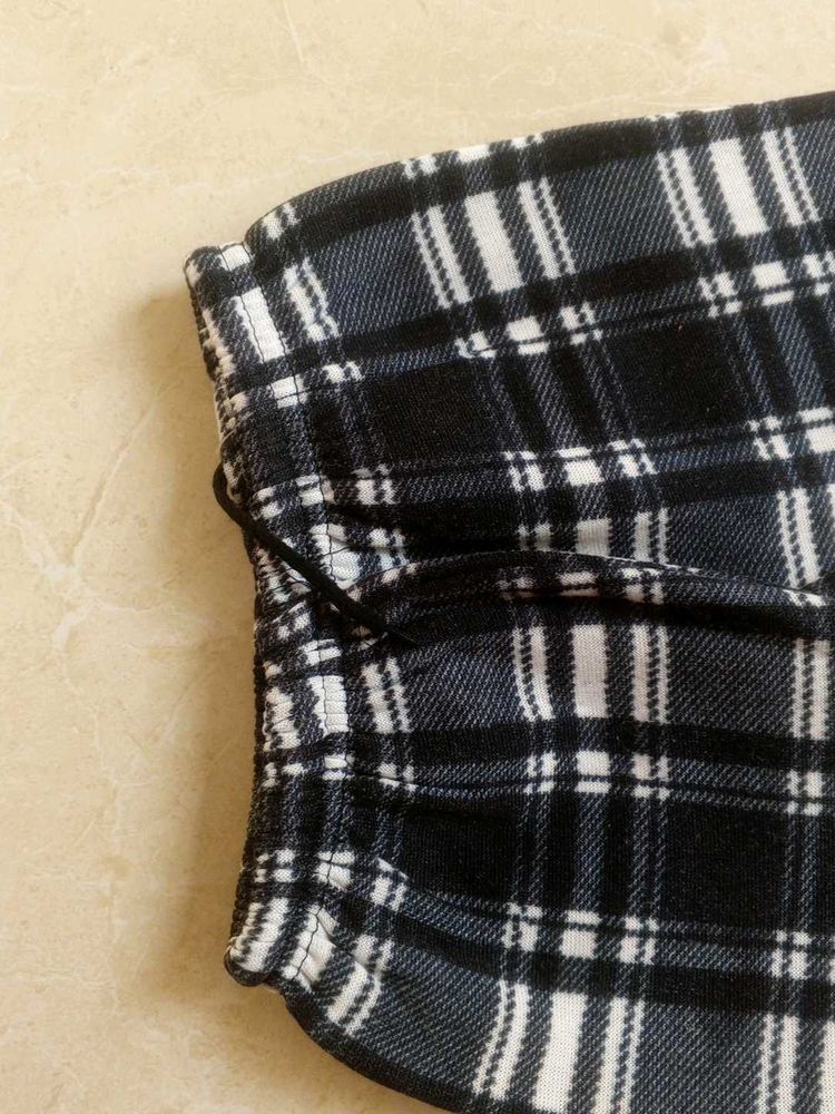 Plaid Fleece Lounge Pants