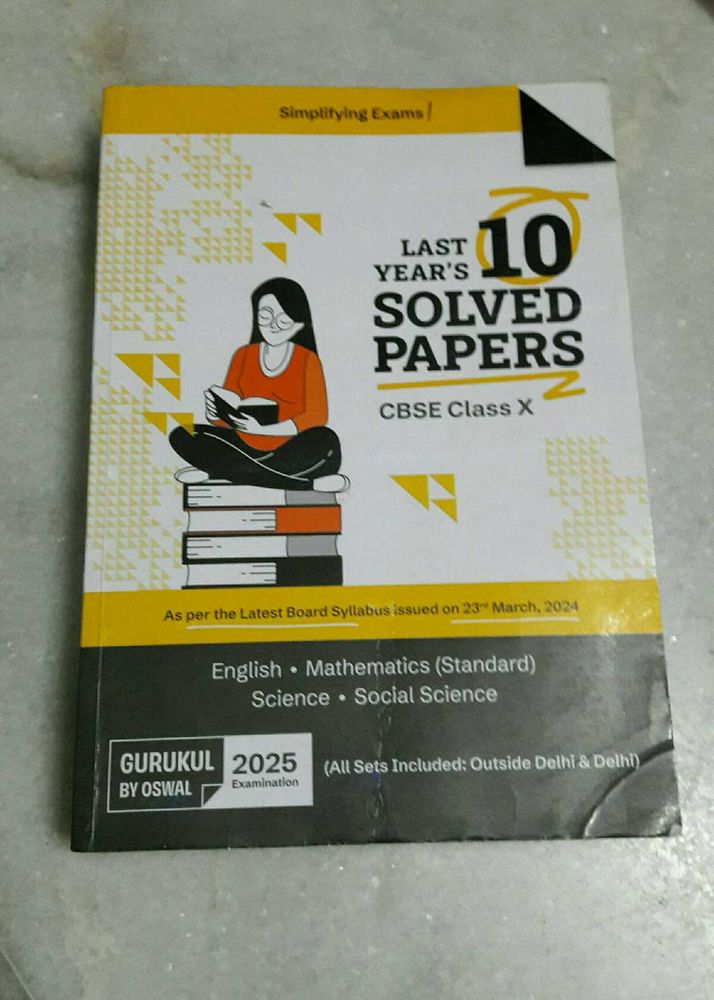 CBSE Last 10 Year Solved Papers For Class10.