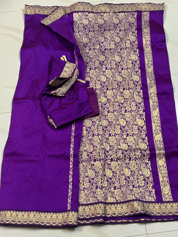 New Saree With Blouse