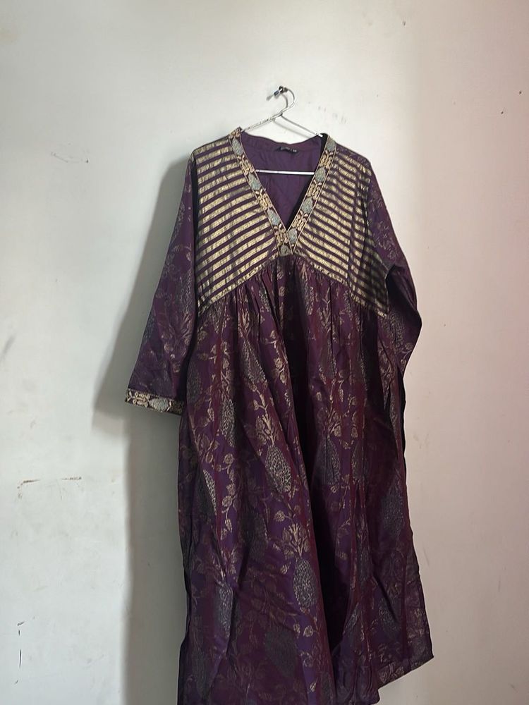 Elegant Purple Kurta