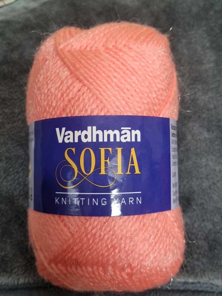 Pink Vardhman SOFIA Knitting Yarn