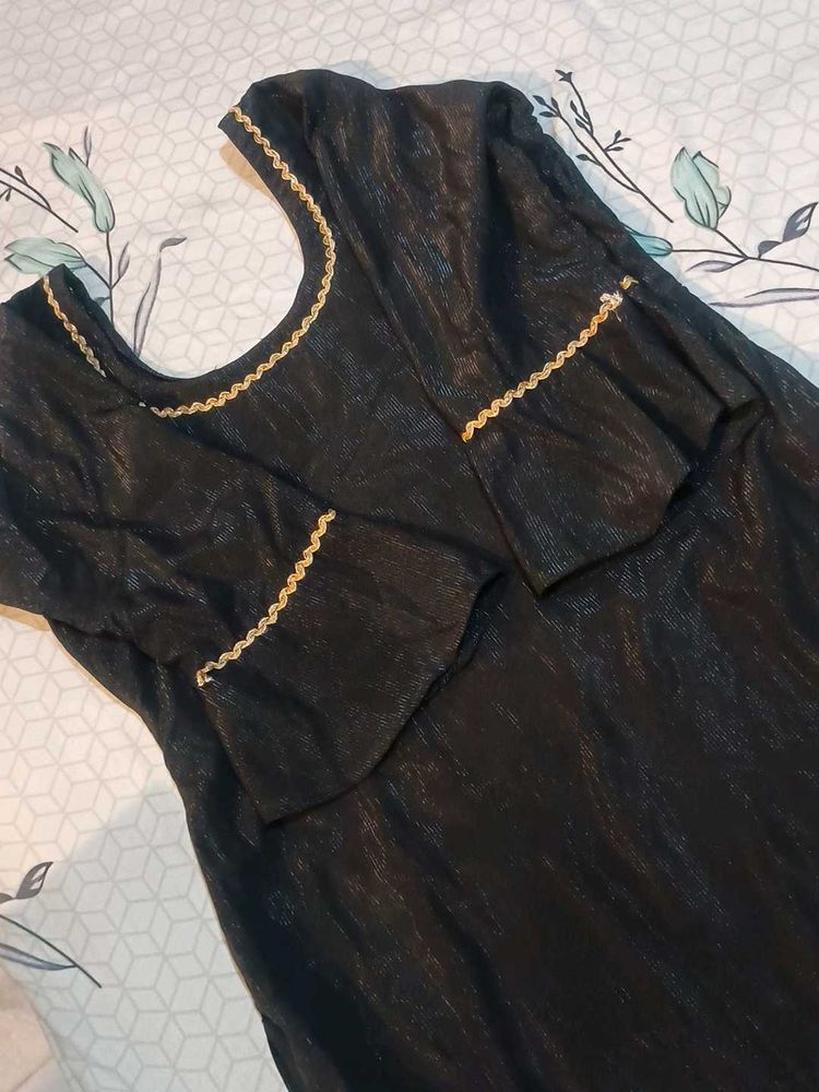 Elegant Black Ethnic Sharara Suit 🖤🖤