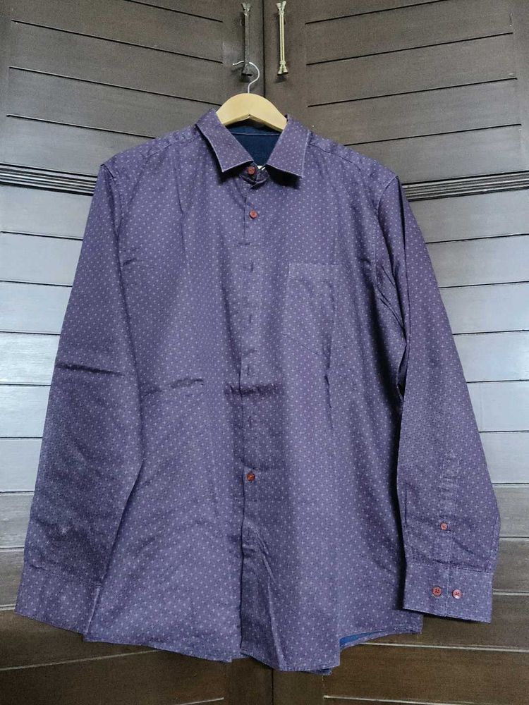 Louis Philippe Men Slimfit Stylish Patterned Shirt