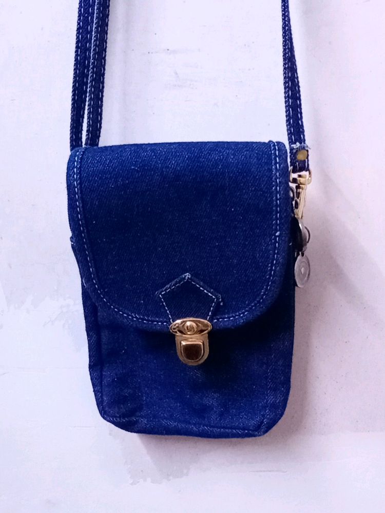 Denim Small Sling Bag