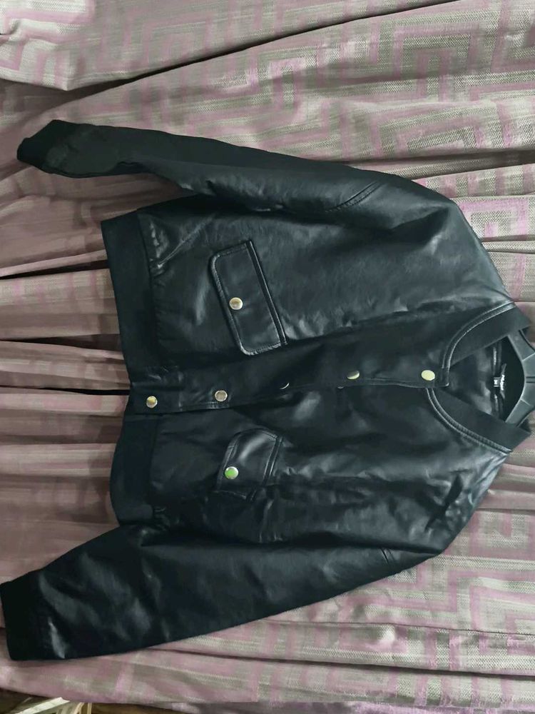 Stylish Black Leather Jacket