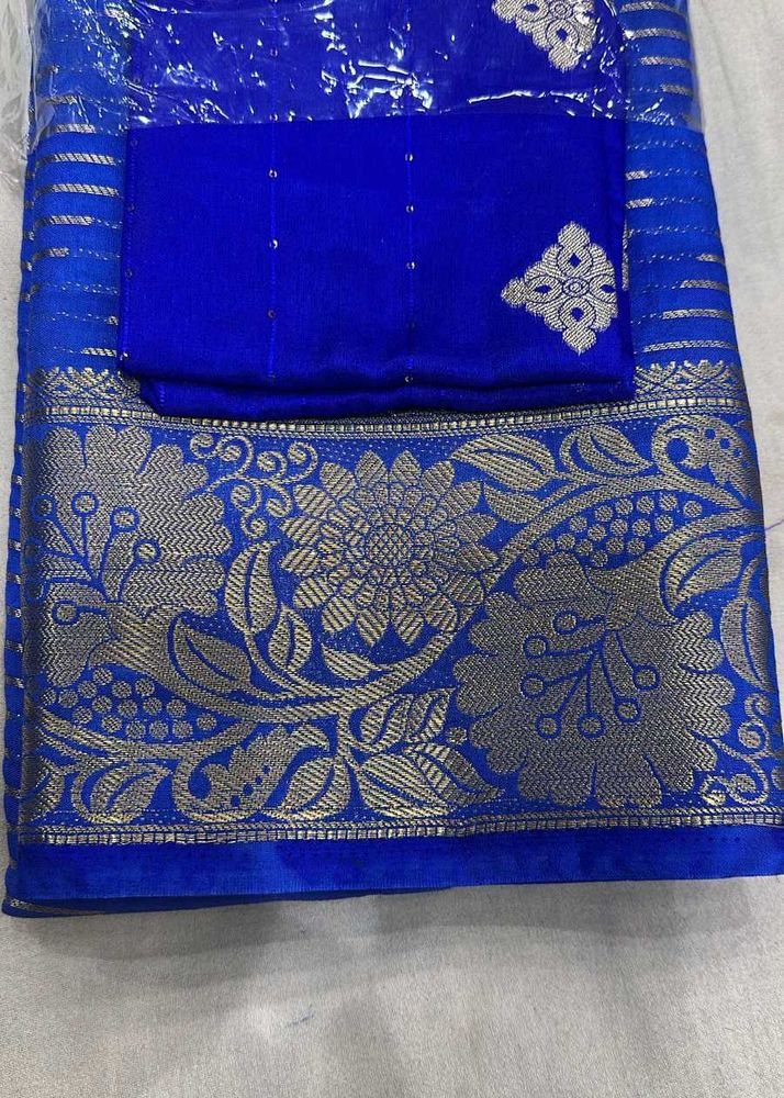 Elegant Blue Saree
