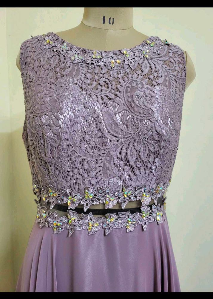 Lace Detail Occasion Dress