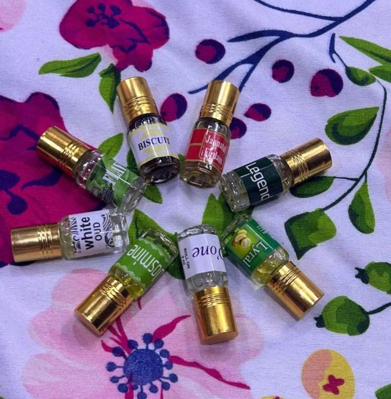 Assorted Roll-On Perfume/Ittar/Attar Oil Set