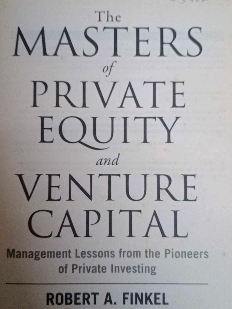 Masters of Private Equity Book