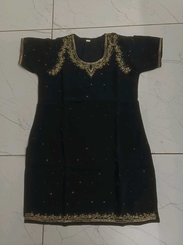 y2k handwork kurta pant set( brand new)