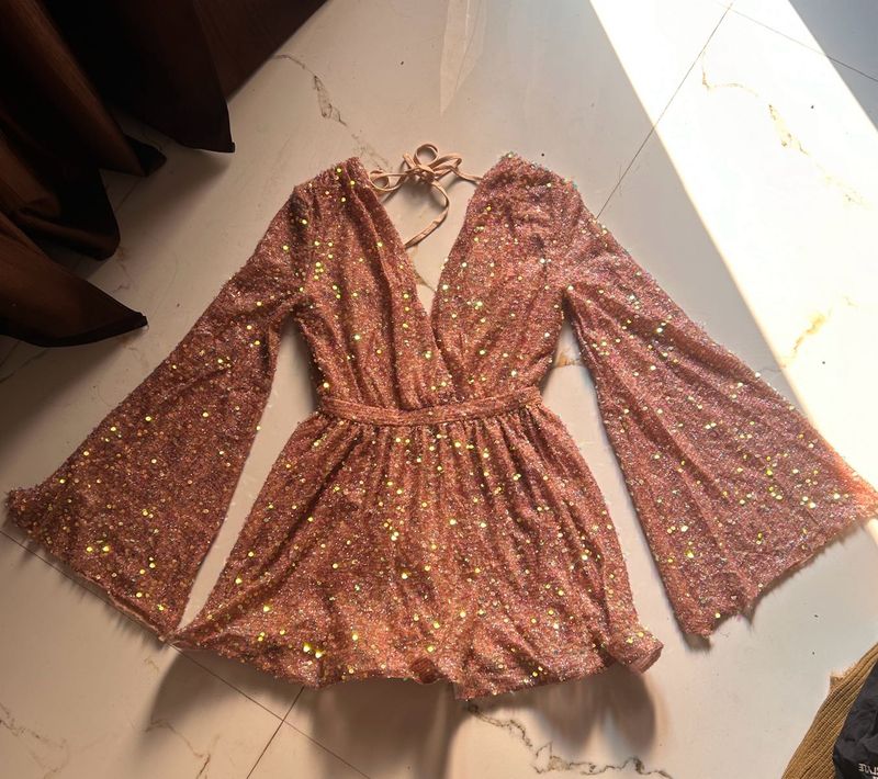 Sequin Birthday / New Year Romper