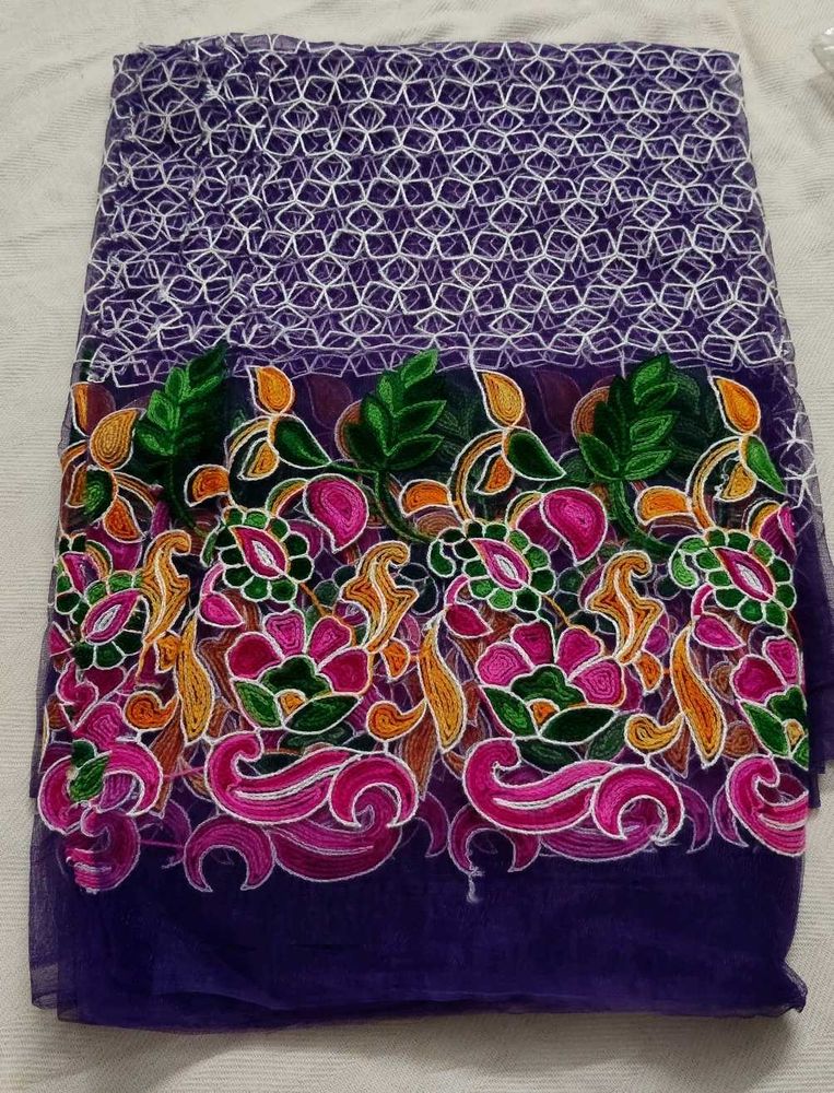 Embroidered Saree