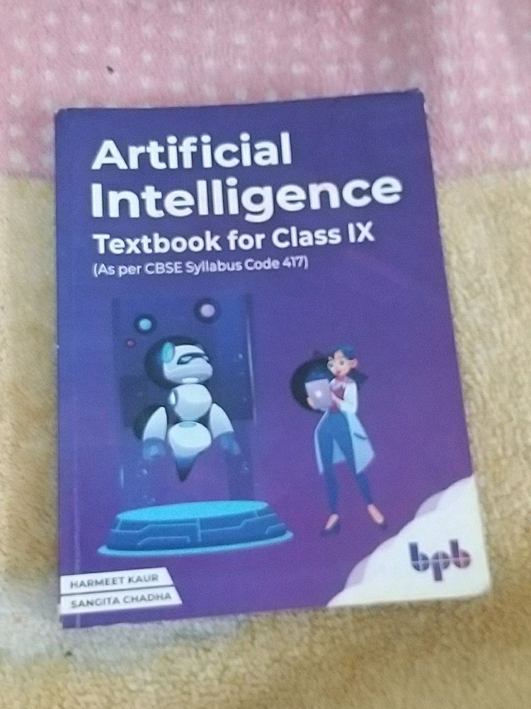 Artificial Intelligence Text Book Class 9th Cbsc