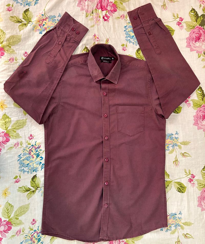 Men&#39;s Cotton Rich Formal Shirt (M)