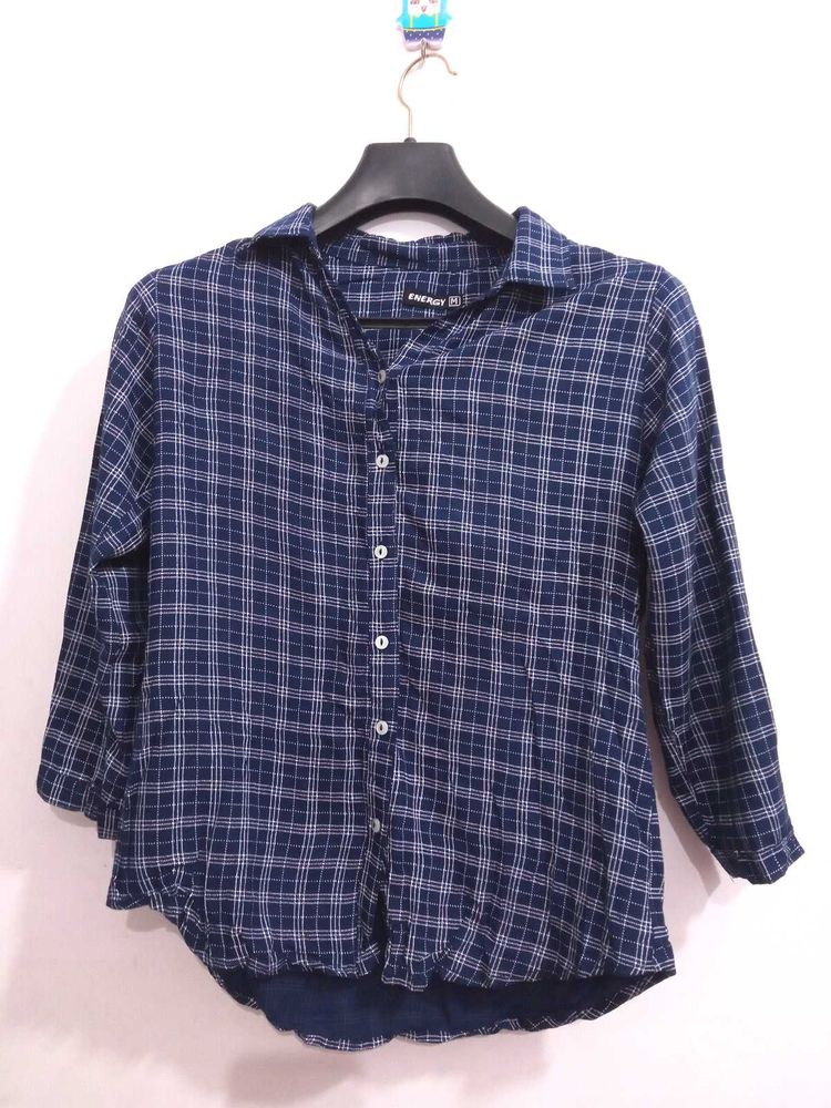 A Blue Navy Light Shirt For Women