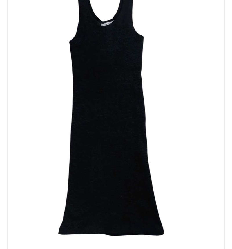 Elan black bodycon knitted dress