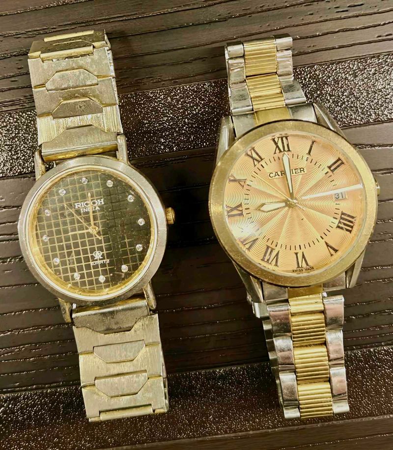 Cartier copy and Ricoh India watch combo