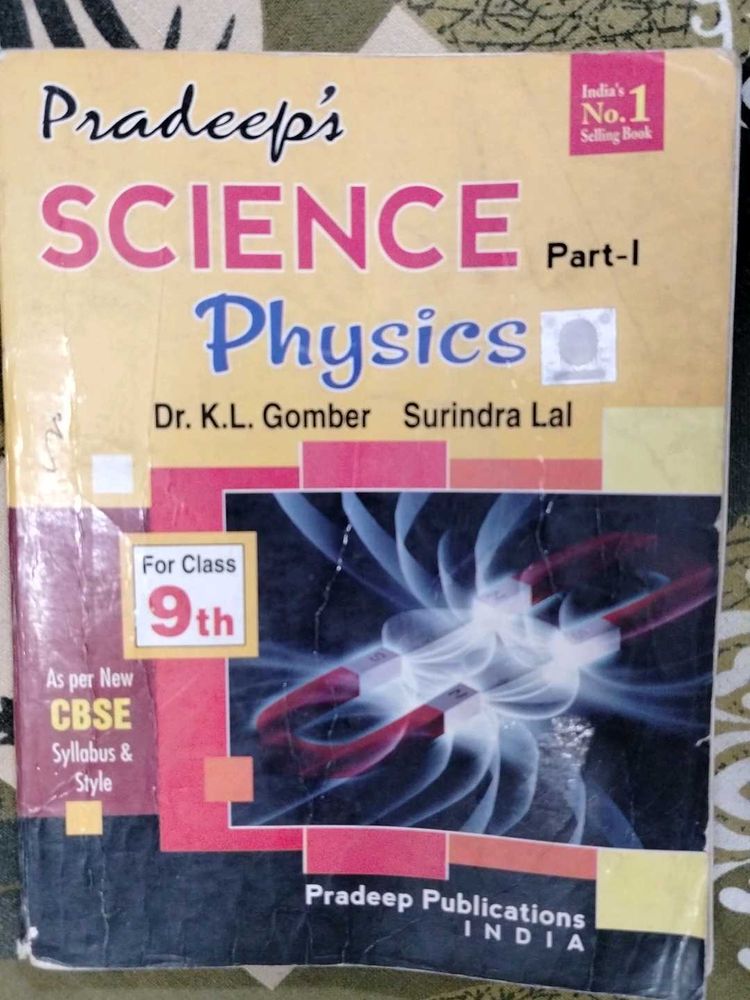 CBSE Class 9 Physics Pradeeps SCIENCE book