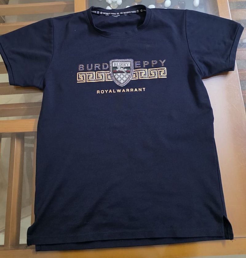 Navy Blue Graphic T-Shirt