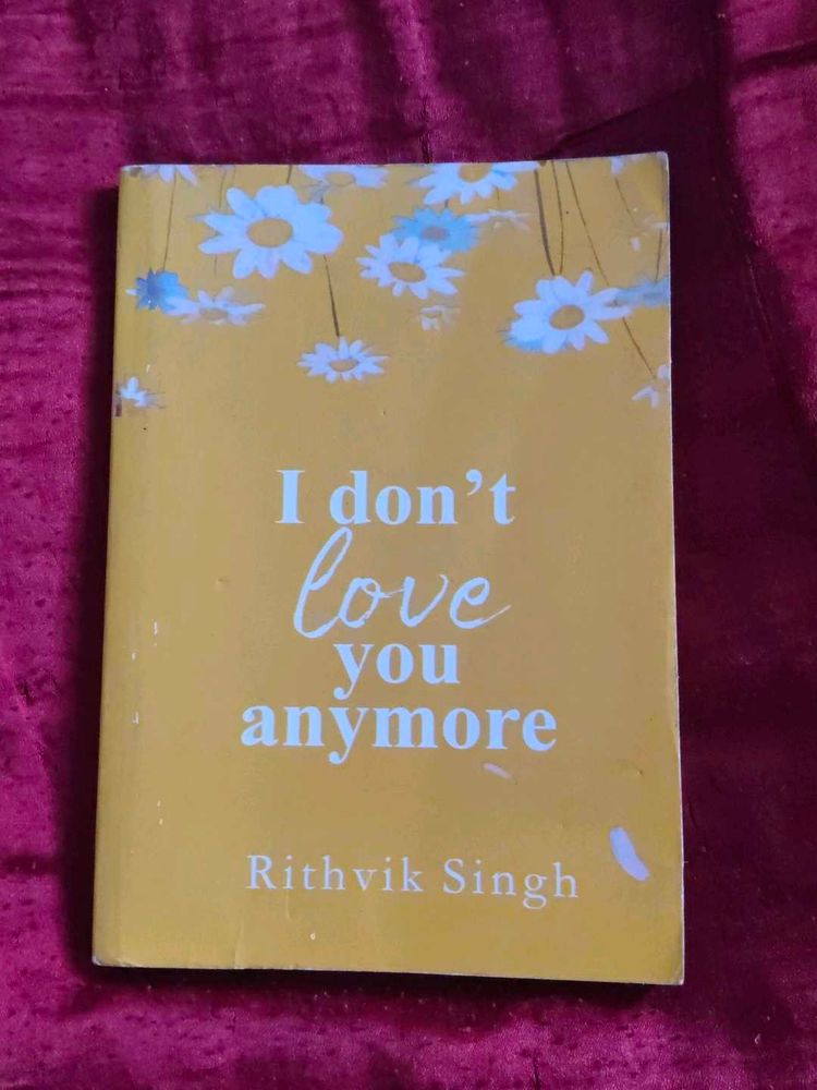 I Don&#39;t Love You Anymore by Rithvik Singh