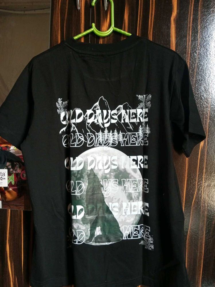 Printed New Black Shirt