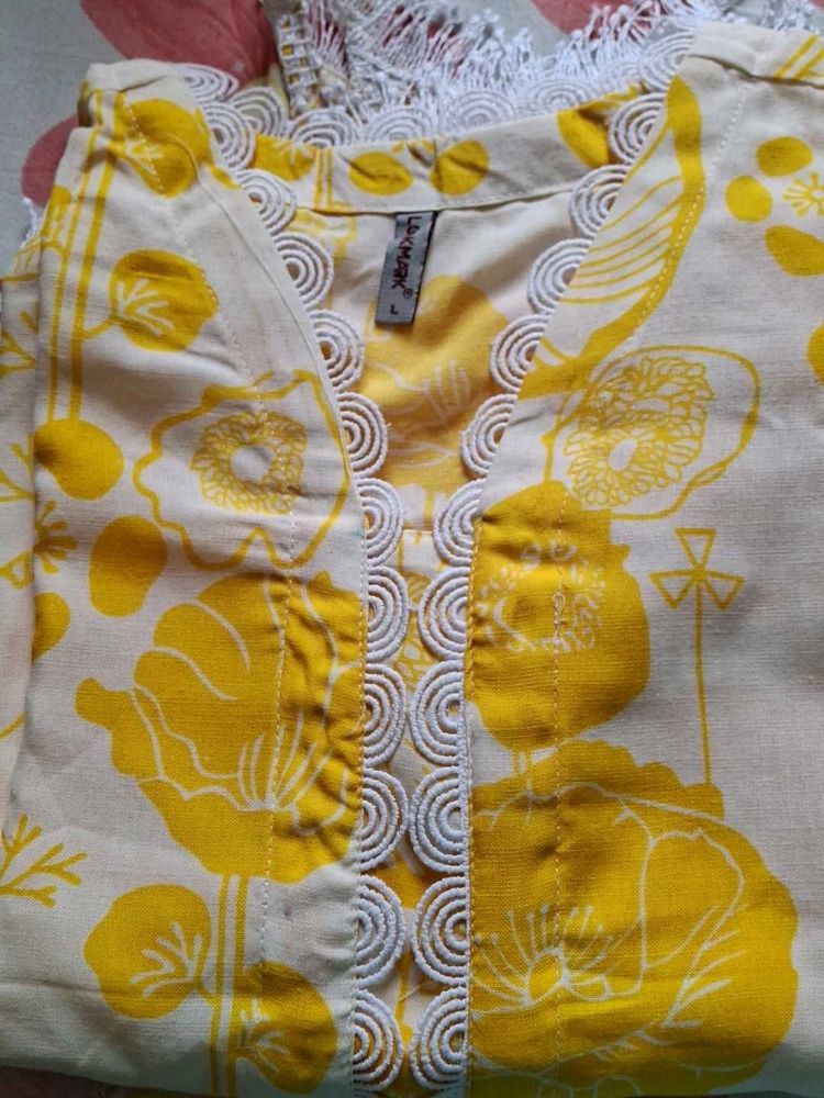 Floral Print Tunic Top