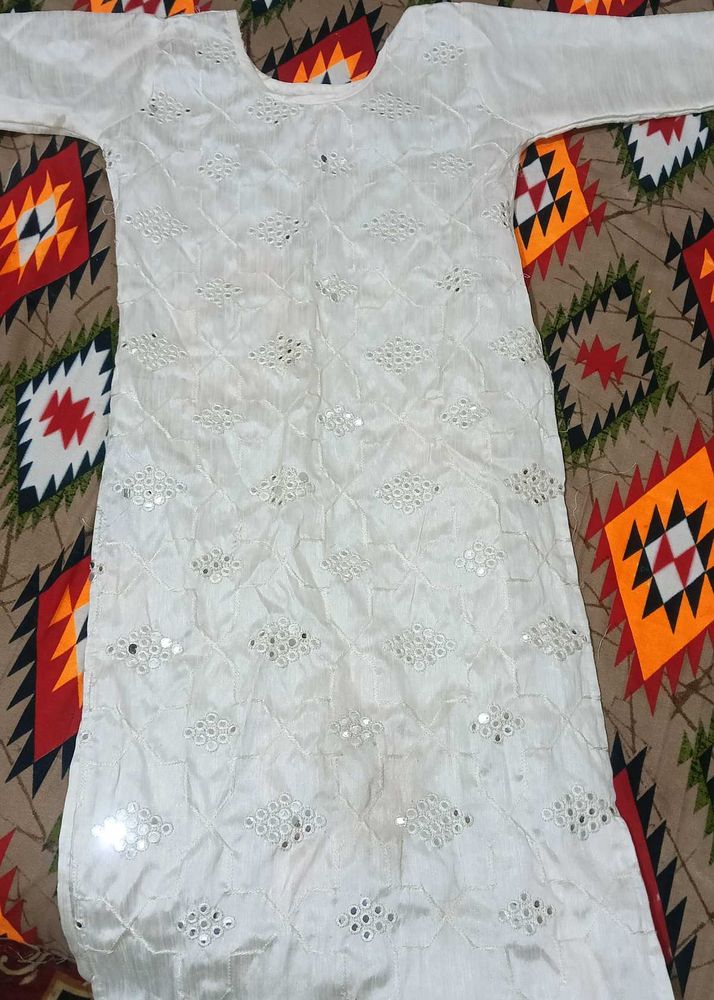 Elegant White Kurta