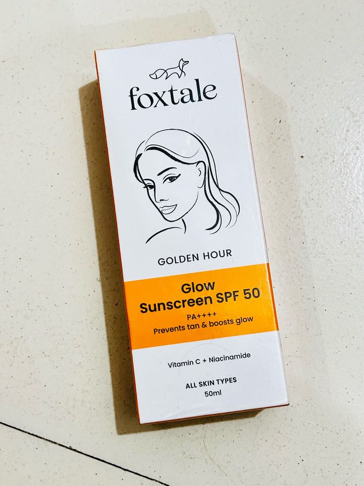 Foxtale Glow Sunscreen SPF 50