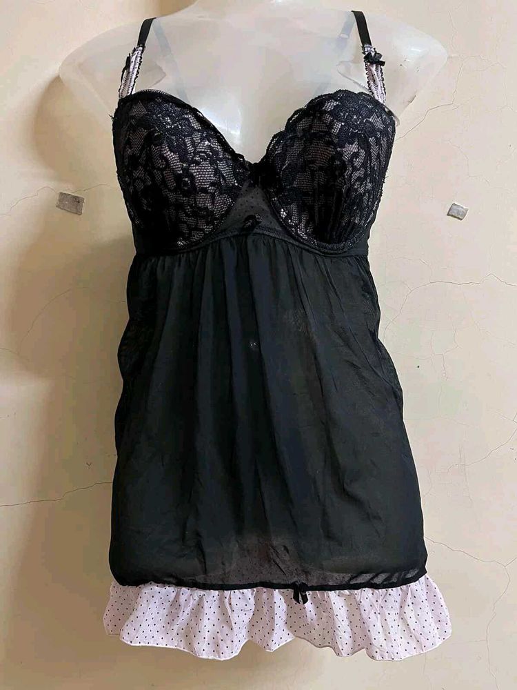 Black Lace Babydoll