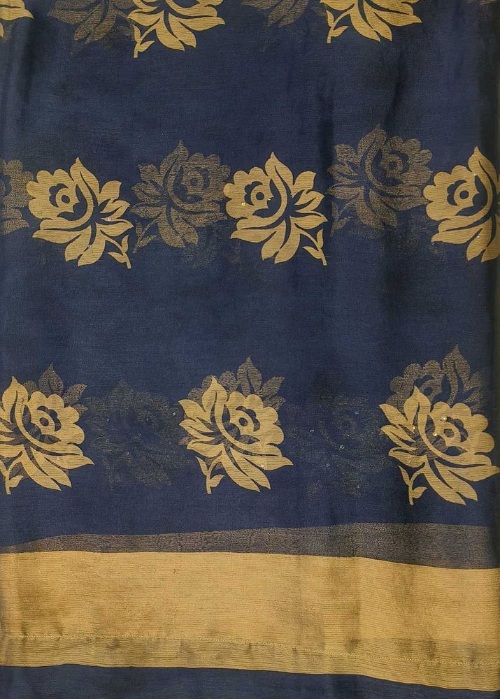 Floral Print Saree