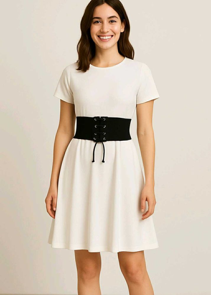 ZARA Accessories Black Elastic Corset Belt
