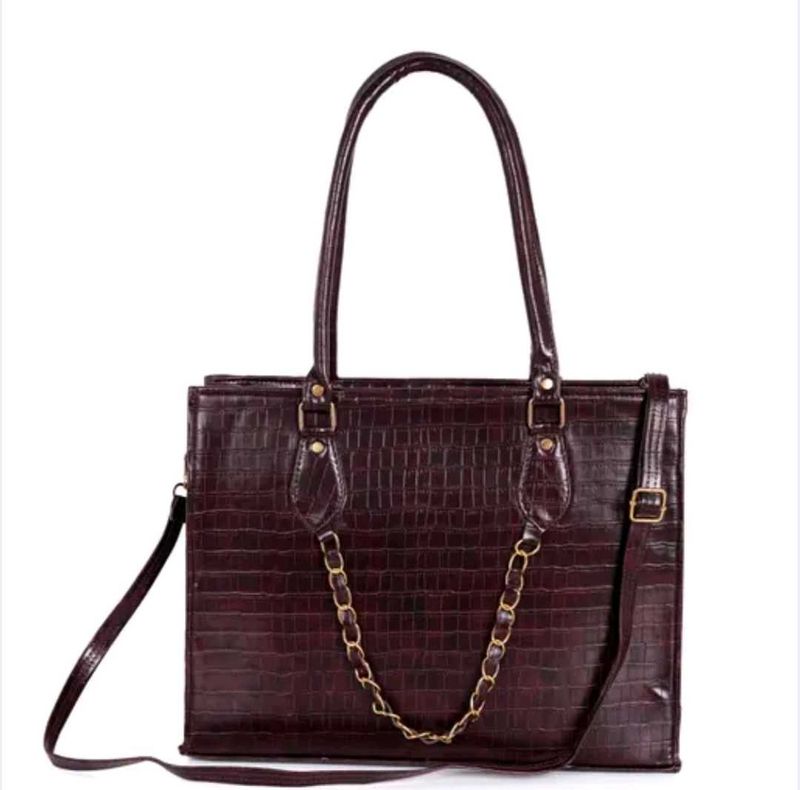 Textured Office Bag