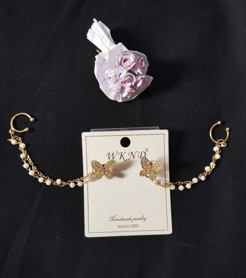 Butterfly Chain Earrings