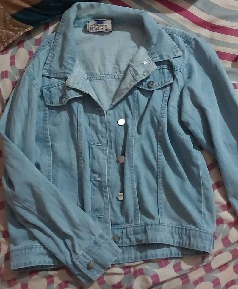 Full arm jeans jacket, size 45, L-2XL