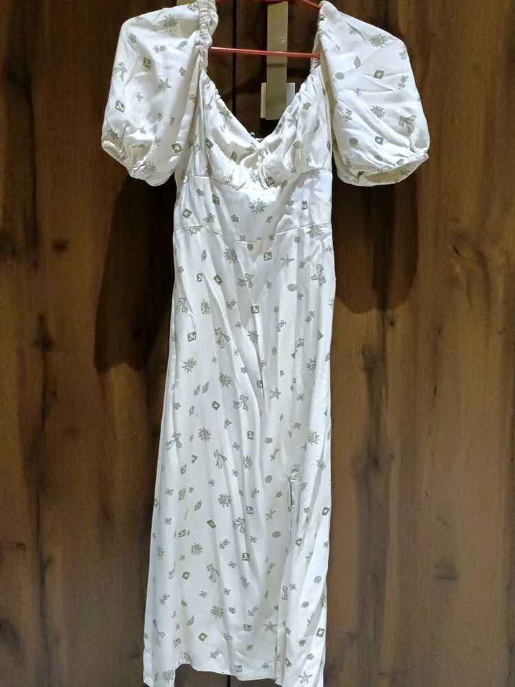 Floral Puff Sleeve Dress