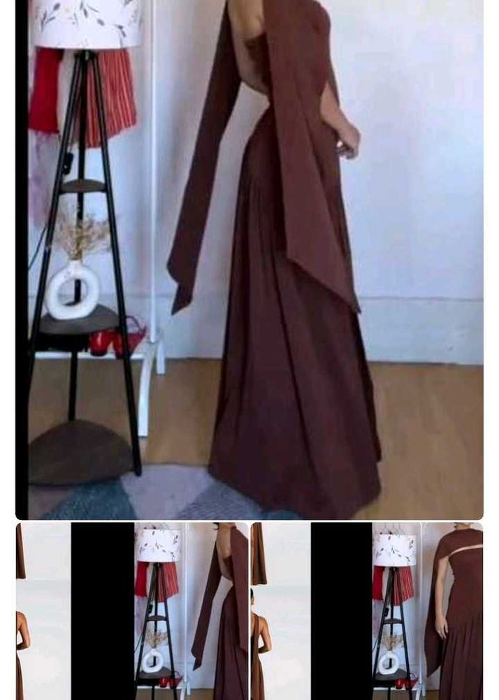 pinteresty scarf dress brown