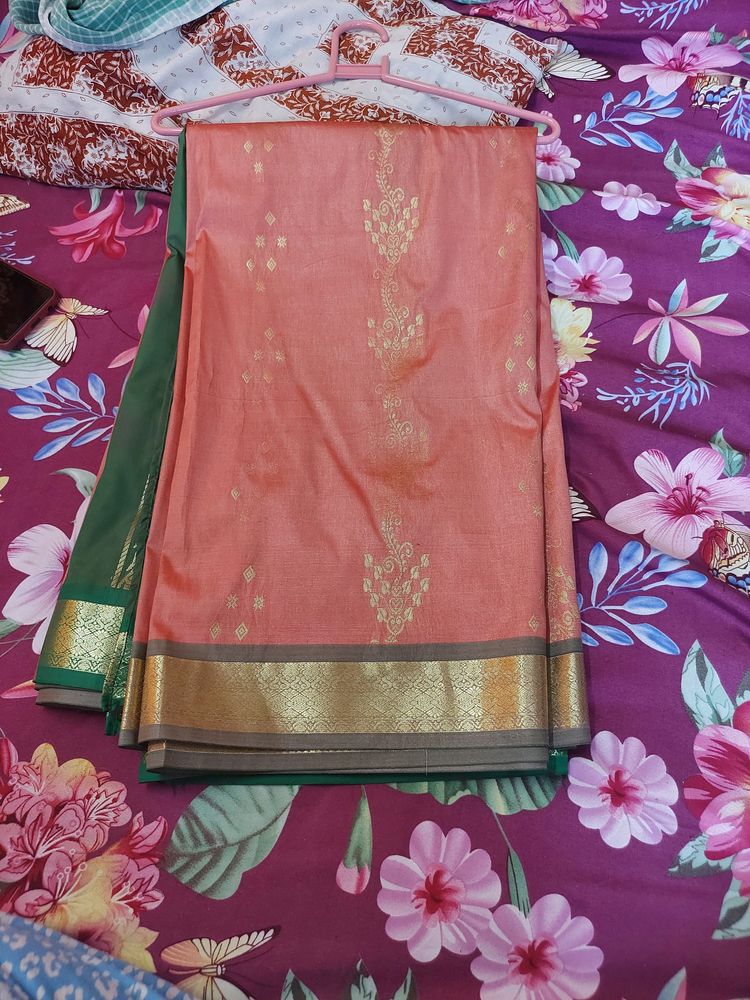 Pure Hand Weaved  Kanchivaram Saree