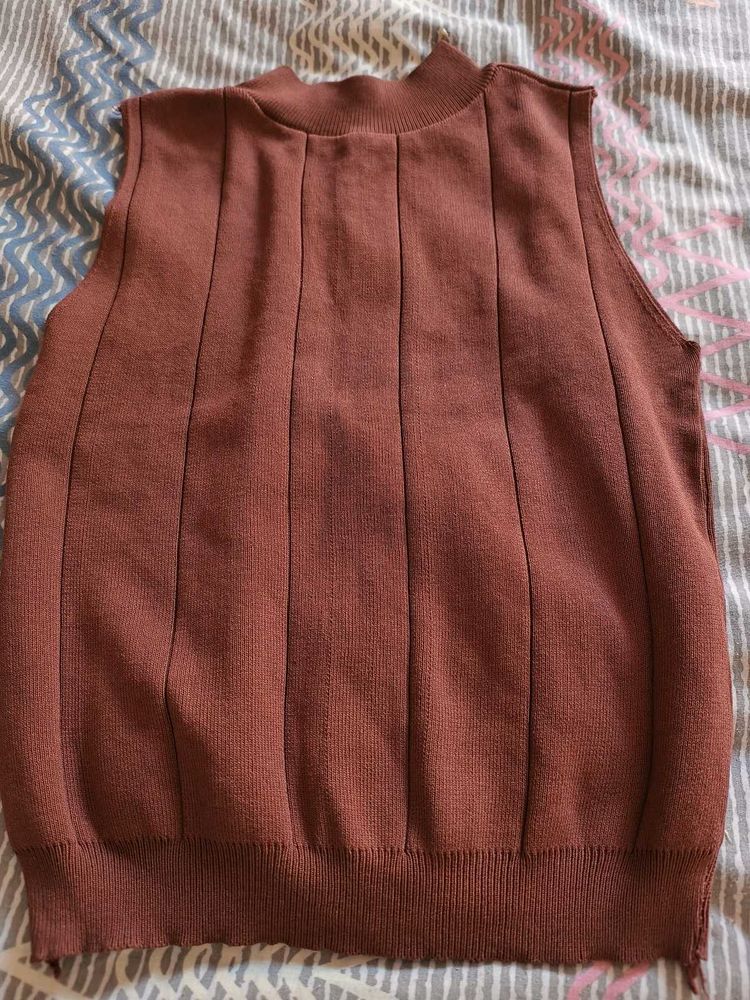 Women Knit Sleeveless Top