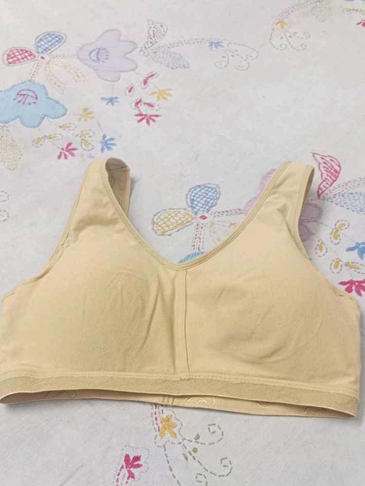 Comfy Beige Bra